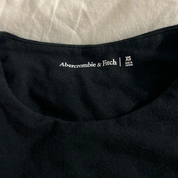 Abercrombie & Fitch Soft Seamless Tee Bodysuit in Black size XS - Picture 3 of 3